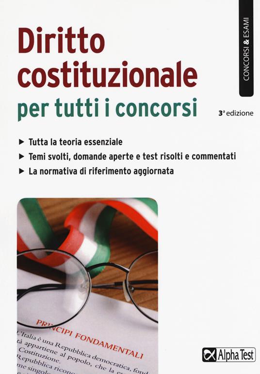 Diritto costituzionale per tutti i concorsi - copertina
