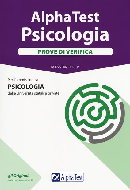 Alpha Test. Psicologia. Prove di verifica. Nuova ediz. Con software - Fausto Lanzoni,Carlo Tabacchi,Giuseppe Vottari - copertina