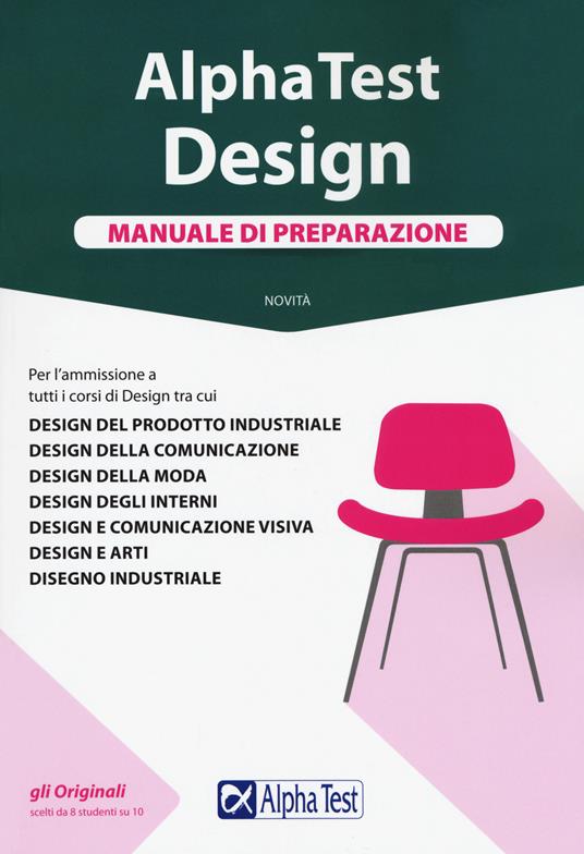Alpha Test. Design. Manuale di preparazione - Stefano Bertocchi,Fausto Lanzoni,Carlo Tabacchi - copertina
