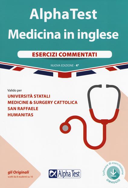 Alpha Test. Medicina in inglese. Esercizi commentati. Con software di simulazione - Stefano Bertocchi,Fausto Lanzoni,Carlo Tabacchi - copertina