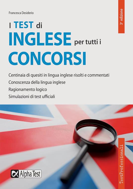 I test di inglese per tutti i concorsi - Francesca Desiderio - copertina