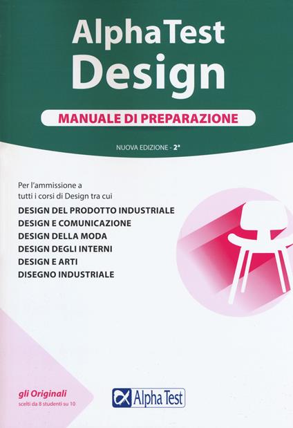 Alpha Test. Design. Manuale di preparazione. Con Contenuto digitale per accesso on line - Stefano Bertocchi,Fausto Lanzoni,Carlo Tabacchi - copertina