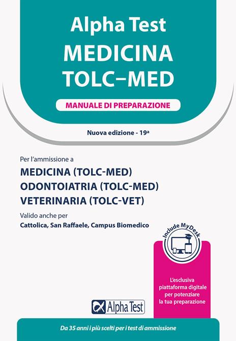Alpha Test. Medicina TOLC-MED. Kit di preparazione 2023-2024. Con estensioni online - 3