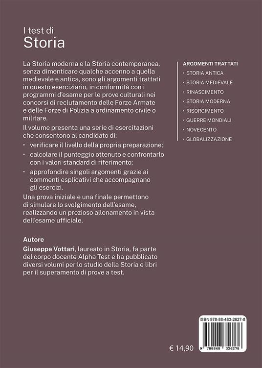 I test di storia - Giuseppe Vottari - 2