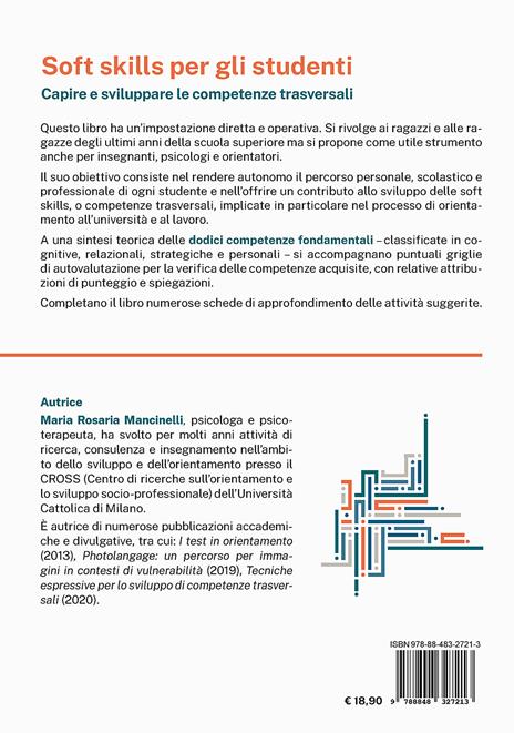 Soft skills per gli studenti. Capire e sviluppare le competenze trasversali - Maria Rosaria Mancinelli - 2