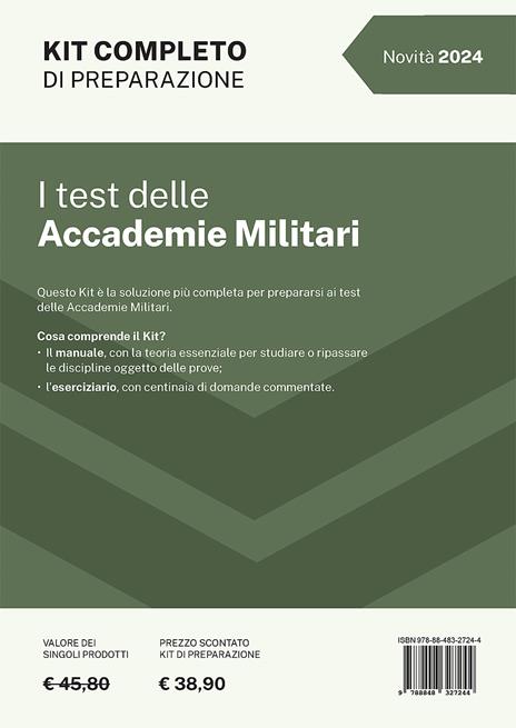 I test delle accademie militari. Kit di preparazione - Massimo Drago,Massimiliano Bianchini - 2