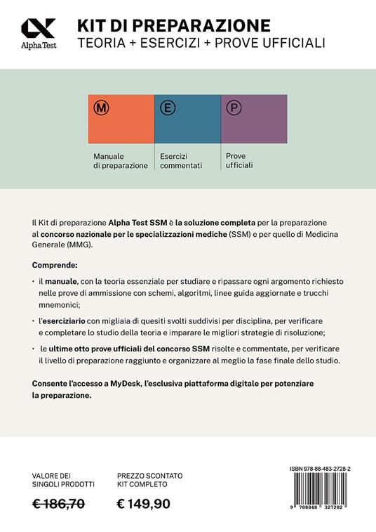 Alpha Test SSM. Kit di preparazione. Con espansione online - 3