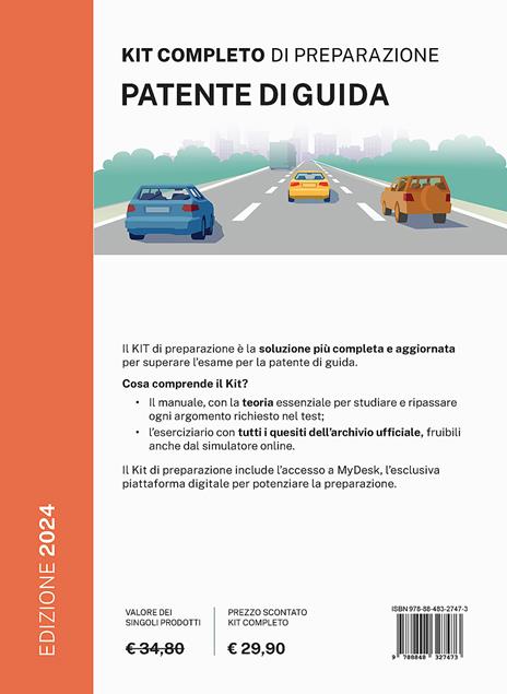 Patente di guida. Kit completo di preparazione: Manuale-Eserciziario. Ediz. MyDesk. Con Contenuto digitale per download e accesso online - Antonio Messina - 2
