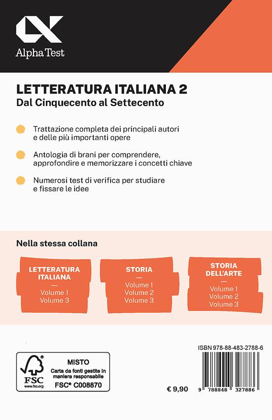 Letteratura italiana. Con estensioni online. Vol. 2: Dal Cinquecento al Settecento - Giuseppe Vottari - 2