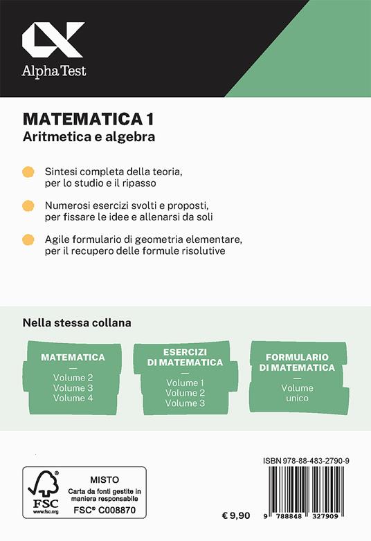 Matematica. Con estensioni online. Vol. 1: Aritmetica e algebra - Stefano Bertocchi,Silvia Tagliaferri - 2