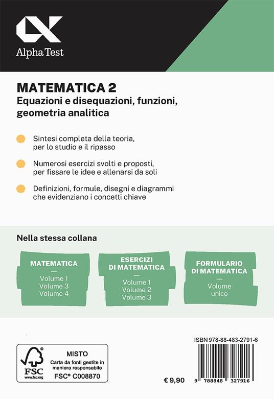 Matematica. Con estensioni online. Vol. 2: Equazioni e disequazioni, funzioni, geometria analitica - Stefano Bertocchi,Paolo Corazzon - 2