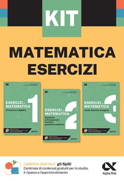 Kit Spilli. Matematica esercizi. Per esame di maturità - copertina