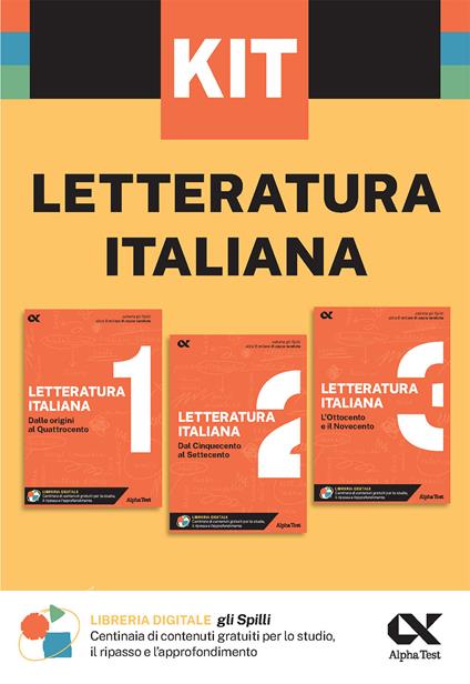Kit Spilli. Letteratura italiana. Per esame di maturità - copertina