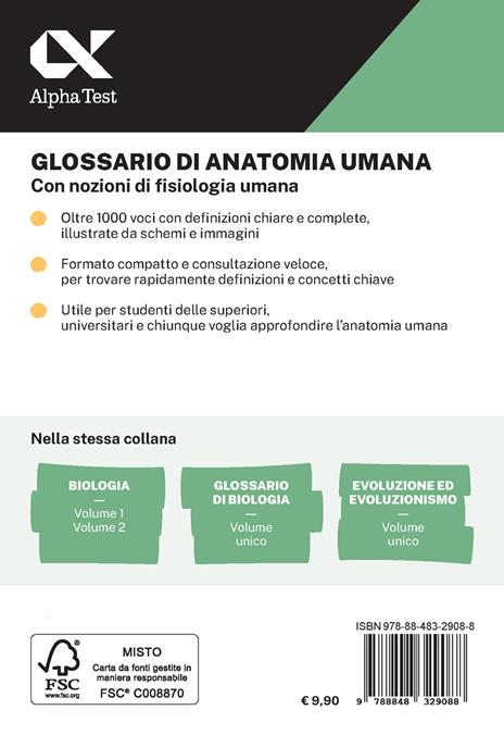 Glossario di anatomia umana - Valeria Balboni - 2