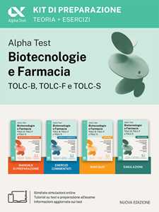 Libro Alpha Test Biotecnologie e Farmacia TOLC-B, TOLC-F e TOLC-S. Kit di preparazione. Per TOLC-B, TOLC-F, TOLC-S, TOLC-AV. Con simulazioni, esercizi e MyDesk 