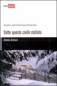 Sotto questo cielo stellato - Antonio Andriani - copertina