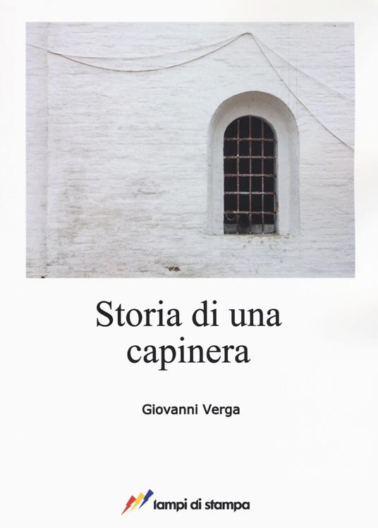 Storia di una capinera - Giovanni Verga - copertina