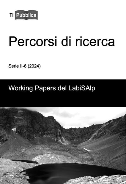 Percorsi di ricerca (2024). Vol. 6 - copertina