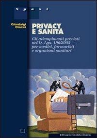 Privacy e sanità - Gianluigi Ciacci - copertina
