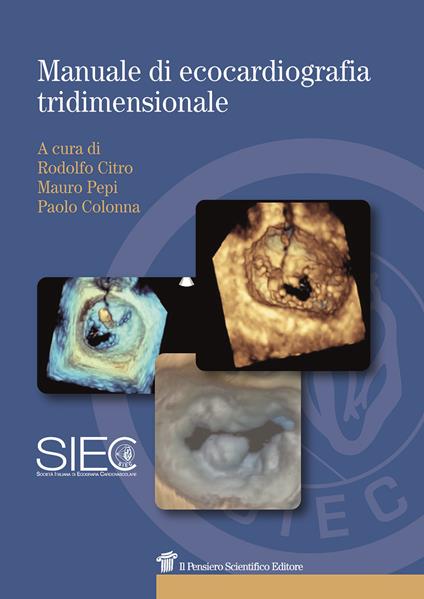 Manuale di ecocardiografia tridimensionale - copertina