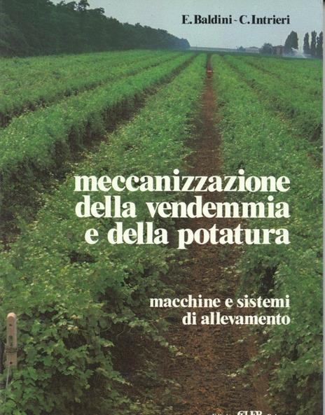 Meccanizzazione della vendemmia e della potatura - Enrico Baldini,Cesare Intrieri - copertina