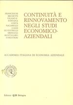 Continuità e rinnovamento negli studi economico-aziendali