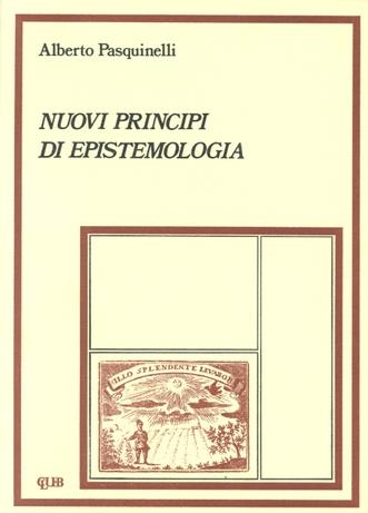 Nuovi principi di epistemologia - Alberto Pasquinelli - copertina