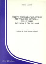 Aspetti topografico-storici dei toponimi medievali nelle valli del Misa e del Cesano