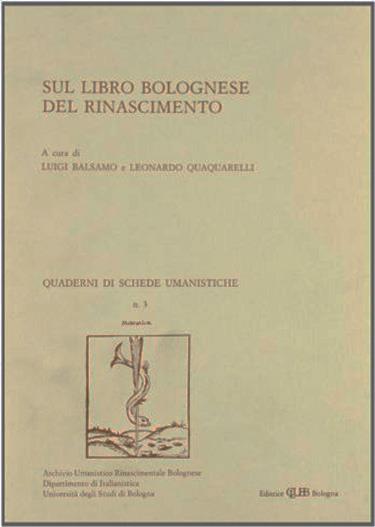 Sul libro bolognese del Rinascimento - copertina