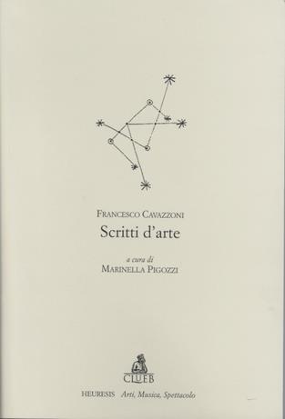 Scritti d'arte - Francesco Cavazzoni - copertina