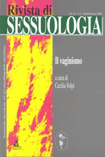 Rivista di sessuologia (2000). Il vaginismo - copertina
