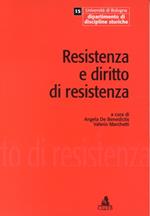 Resistenza e diritto di Resistenza. Memoria come cultura