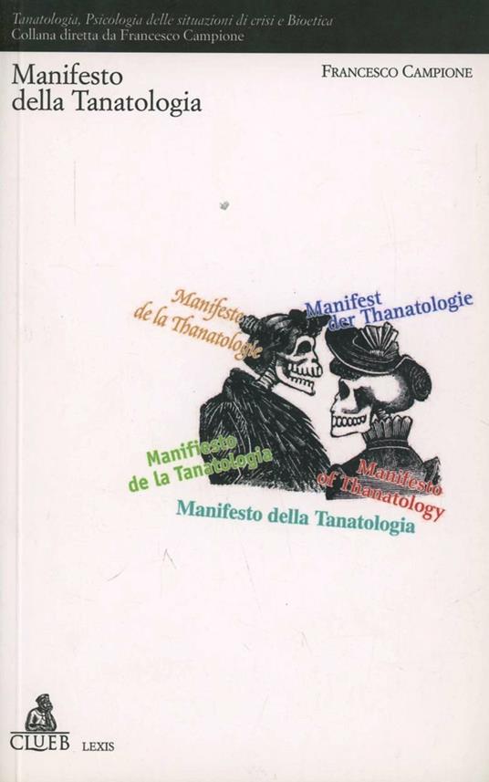 Manifesto della tanatologia - Francesco Campione - copertina