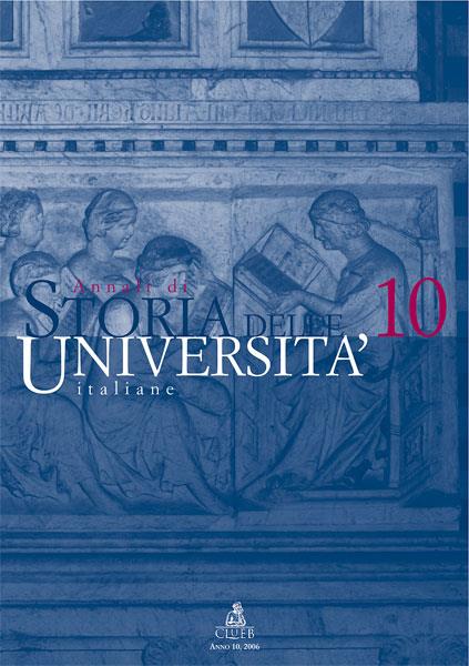 Annali di storia delle università italiane 2006. Vol. 10 - copertina