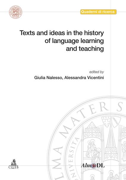 Texts and ideas in the history of language learning and teaching - copertina
