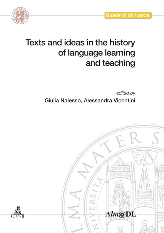 Texts and ideas in the history of language learning and teaching - copertina