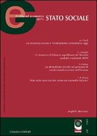 GE. Diritto ed economia dello Stato sociale (2003). Vol. 6 - copertina