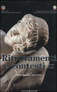 Ritrovamenti e contesti. Con CD-ROM. Vol. 2: I repertori archeologici delle province di Rieti e Viterbo nelle raccolte del Museo nazionale romano - copertina