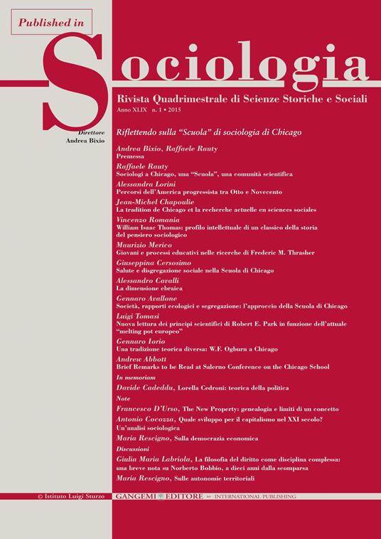 Sociologi a Chicago, una «scuola», una comunità scientifica - Raffaele Rauty - ebook
