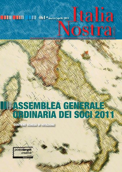 Italia nostra (2011). Vol. 461: Assemblea generale ordinaria - copertina
