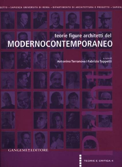 Teorie figure architetti del modernocontemporaneo - copertina
