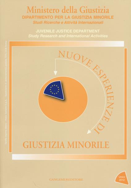 Nuove esperienze di giustizia minorile. Unico 2012 - copertina
