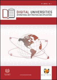Digital universities. International best practices and applications (2014). Vol. 1 - copertina