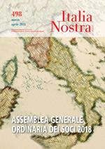 Italia nostra (2018). Vol. 498: Assemblea generale ordinaria dei soci 2018
