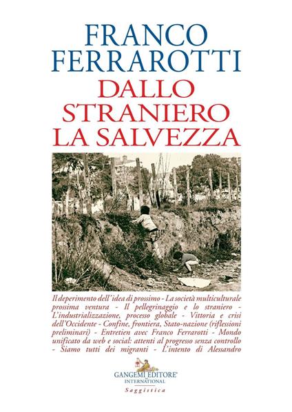 Dallo straniero la salvezza - Franco Ferrarotti - copertina
