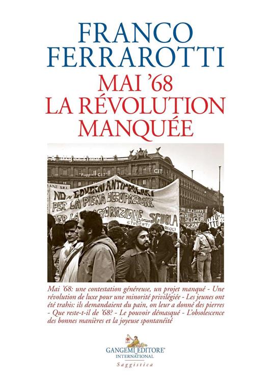 Mai '68. La révolution manquée - Franco Ferrarotti - copertina