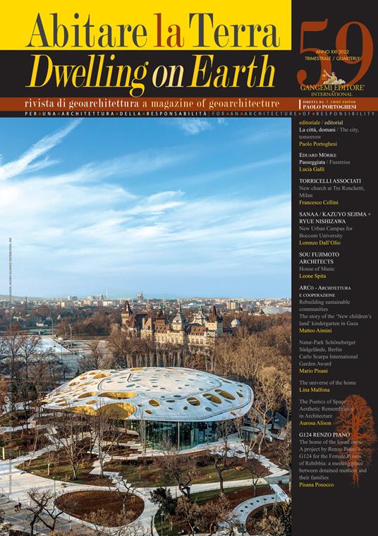 Abitare la terra-Dwelling on earth (2022). Ediz. bilingue. Vol. 59 - copertina