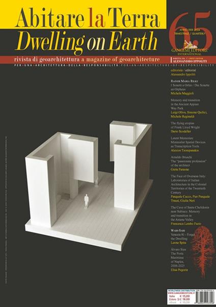 Abitare la terra-Dwelling on earth (2024). Ediz. bilingue. Vol. 65 - copertina