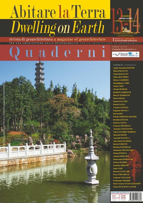Abitare la terra-Dwelling on earth. Quaderni. Supplemento alla Rivista di geoarchitettura. Vol. 13-14 - copertina