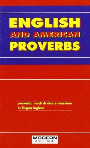 English and american proverbs - copertina